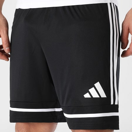 Adidas Sportswear - Short Jogging Squa 25 JN5469 Noir Blanc