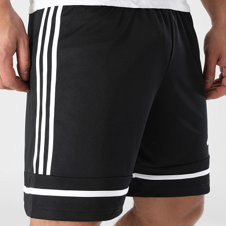 Adidas Sportswear - Short Jogging Squa 25 JN5469 Noir Blanc