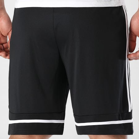 Adidas Sportswear - Short Jogging Squa 25 JN5469 Noir Blanc