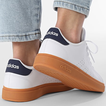 Adidas Sportswear - Baskets Femme Advantage Base 2.0 J JI4190 Footwear White Shadow Navy Gum