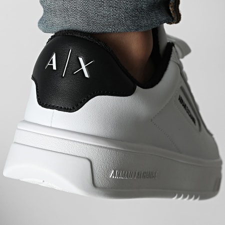 ARMANI EXCHANGE / ローカットスニーカー/25.5cm/WHT/XUX263 Armani Exchange - Sneakers XUX203-XV805 Optical White Black - Ryses