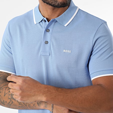 BOSS - Polo de manga corta Parlay 190 50494697 Azul claro