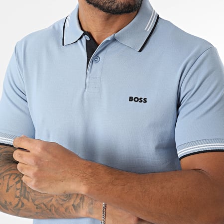 BOSS - Polo de manga corta Paul Slim 50506193 Azul claro