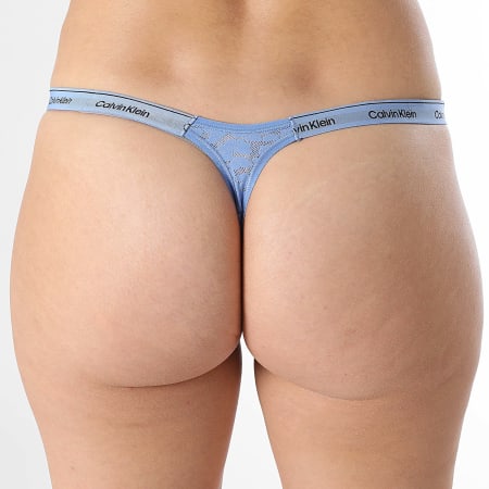 Calvin Klein - String Femme QD5154E Bleu
