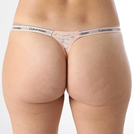 Calvin Klein - String Femme QD5154E Rose