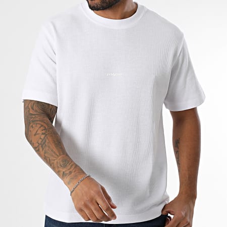 Jack And Jones - Tarmac Fabric Tee Shirt Blanco