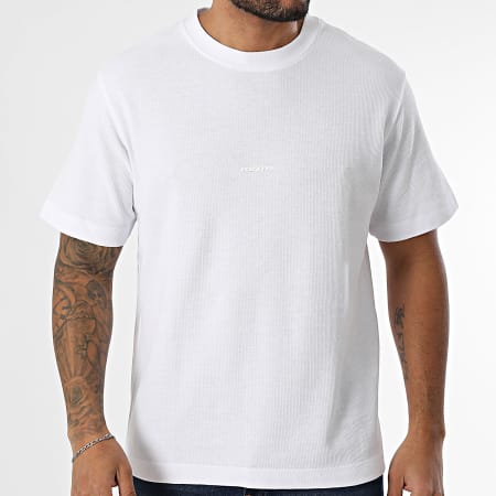 Jack And Jones - Tarmac Fabric Tee Shirt Blanco