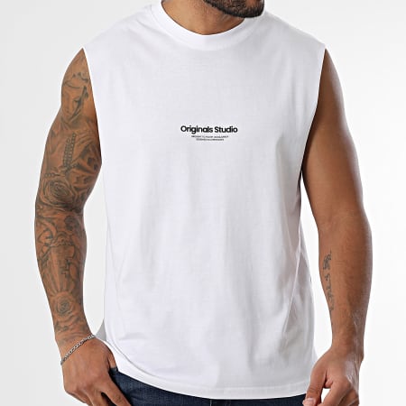 Jack And Jones - Camiseta sin mangas Vesterbro Blanca
