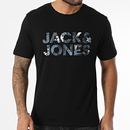Jack And Jones - Bryan Corp Logo Tee Shirt Negro