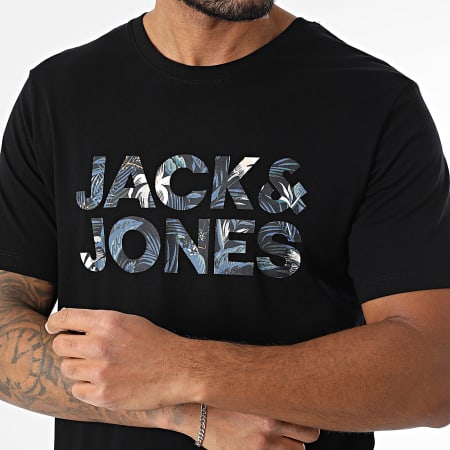 Jack And Jones - Bryan Corp Logo Tee Shirt Negro
