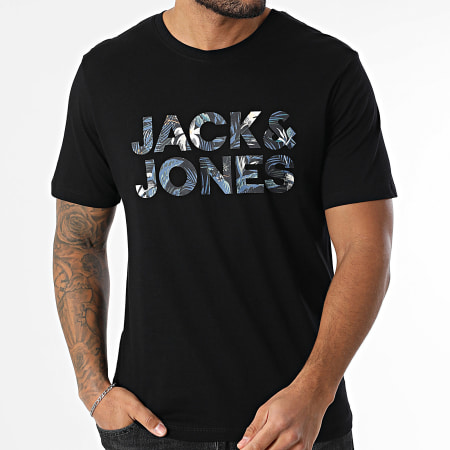 Jack And Jones - Bryan Corp Logo Tee Shirt Negro