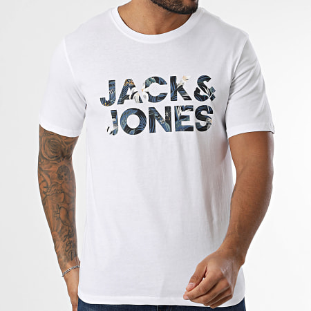 Jack And Jones - Bryan Corp Logo Tee Shirt Blanco
