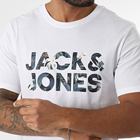 Jack And Jones - Bryan Corp Logo Tee Shirt Blanco