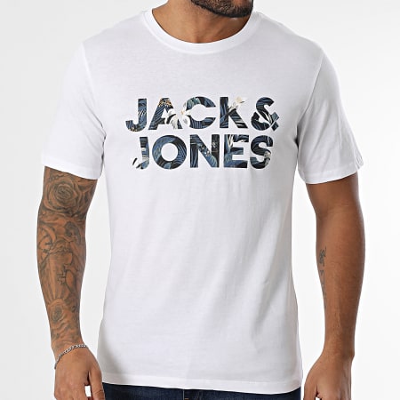 Jack And Jones - Bryan Corp Logo Tee Shirt Blanco