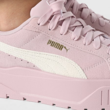 【PUMA】Carmen II◆397457-01◆ Puma - Baskets Femme Karmen II 397457 Rose Mauve Frosted
