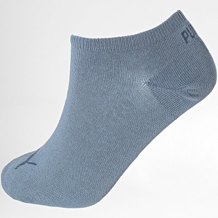 Puma - Lot De 3 Paires De Chaussettes 701231277 Bleu Bleu Chiné Bleu Marine