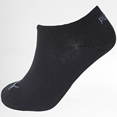 Puma - Lot De 3 Paires De Chaussettes 701231277 Bleu Bleu Chiné Bleu Marine