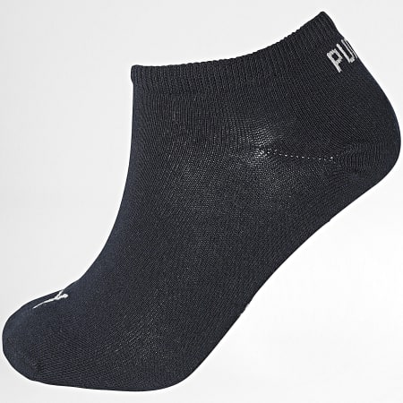 Puma - Lot De 3 Paires De Chaussettes 701231277 Bleu Gris Chiné Bleu Marine