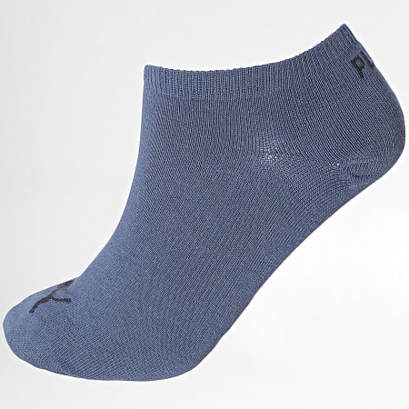 Puma - Lot De 3 Paires De Chaussettes 701231277 Bleu Gris Chiné Bleu Marine