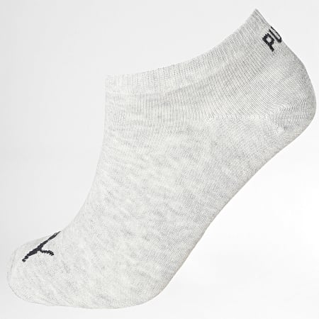 Puma - Lot De 3 Paires De Chaussettes 701231277 Bleu Gris Chiné Bleu Marine