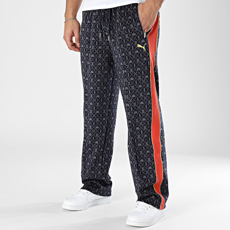 Puma - Road To Unity 629596 Navy Blue Banded Jogging Pants - Ryses