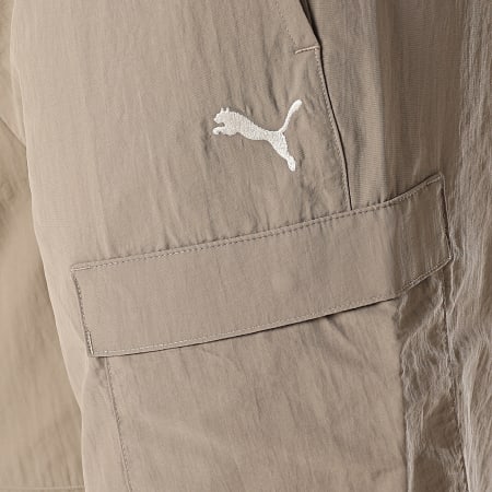 Puma - Pantalon Cargo Wardrobe Essential 629653 Marron
