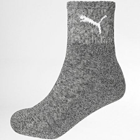 Puma - Lot De 3 Paires De Chaussettes 231011001 Gris Gris Chiné Gris Anthracite