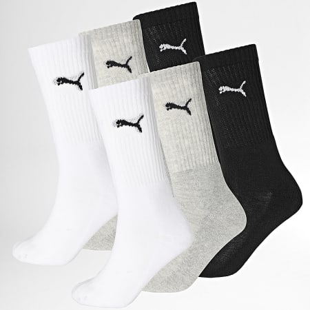 Puma - Lot De 6 Paires De Chaussettes 701219583 Blanc Gris Noir