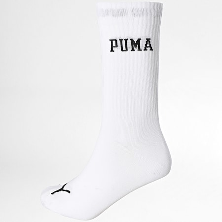 Puma - Lot De 3 Paires De Chaussettes 701231484 Blanc Gris Chiné Noir