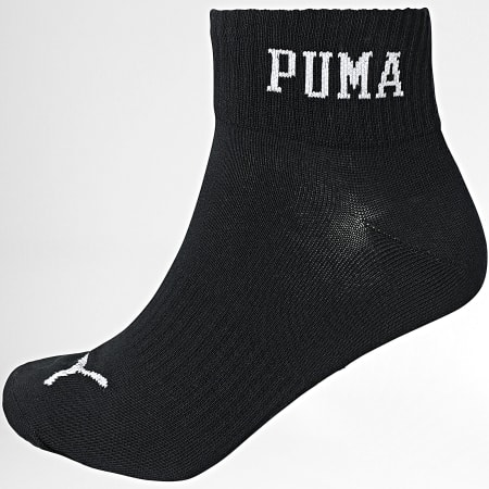 Puma - Lot De 3 Paires De Chaussettes 701231486 Blanc Gris Chiné Noir