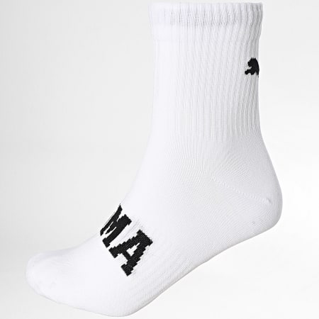 Puma - Lot De 3 Paires De Chaussettes 701231485 Noir Blanc Gris Chiné
