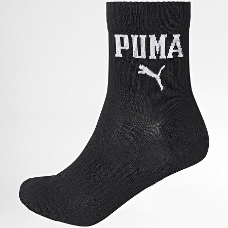 Puma - Lot De 3 Paires De Chaussettes 701231485 Noir Blanc Gris Chiné