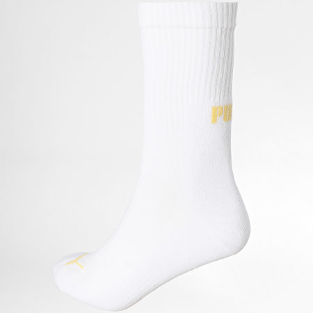Puma - Lot De 3 Paires De Chaussettes 701222067 Blanc