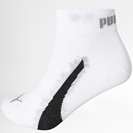 Puma - Lot De 3 Paires De Chaussettes 701228830 Blanc Gris Chiné Noir