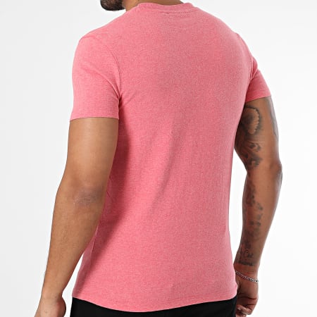 Superdry - Camiseta Essential Logo Bordado M1011245A Light Heather Red