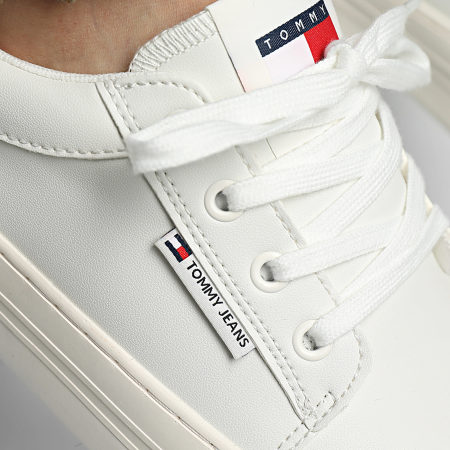 Tommy Jeans - Baskets Vulc Skate Derby Essential 1400 Ecru