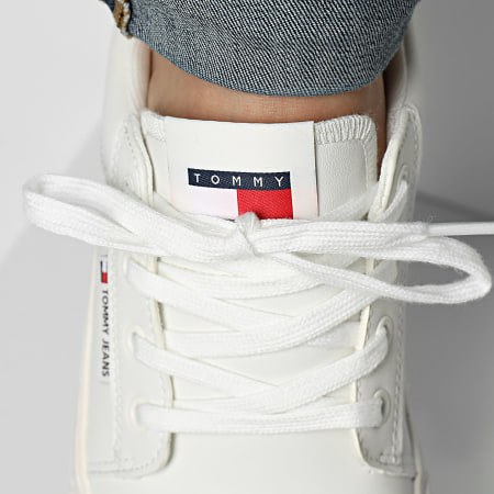 Tommy Jeans - Baskets Vulc Skate Derby Essential 1400 Ecru