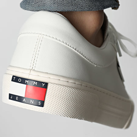 Tommy Jeans - Baskets Vulc Skate Derby Essential 1400 Ecru