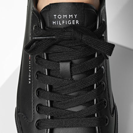Tommy Hilfiger - Baskets Core Corporate Vulc Leather 5399 Black