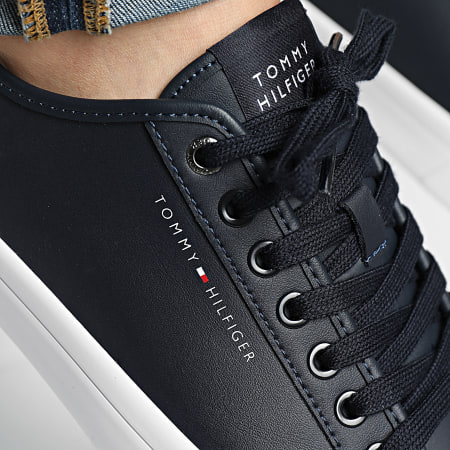 Tommy Hilfiger - Baskets Core Corporate Vulc Leather 5399 Desert Sky