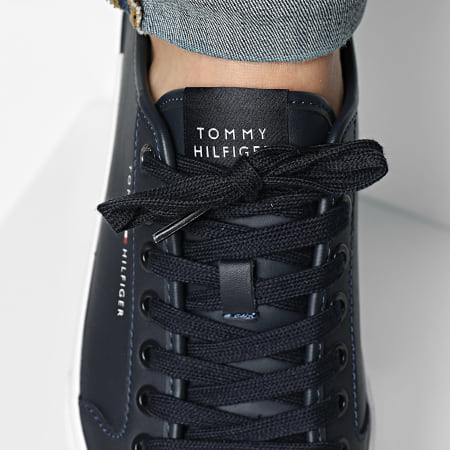 Tommy Hilfiger - Baskets Core Corporate Vulc Leather 5399 Desert Sky