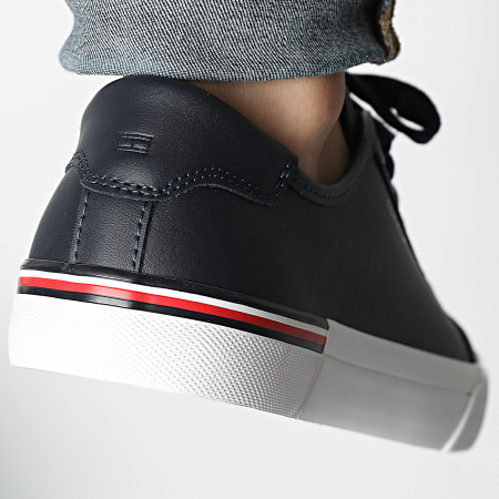 Tommy Hilfiger - Baskets Core Corporate Vulc Leather 5399 Desert Sky