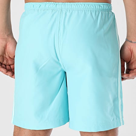 Adidas Originals - Short De Bain A Bandes Adic JD0961 Bleu Turquoise
