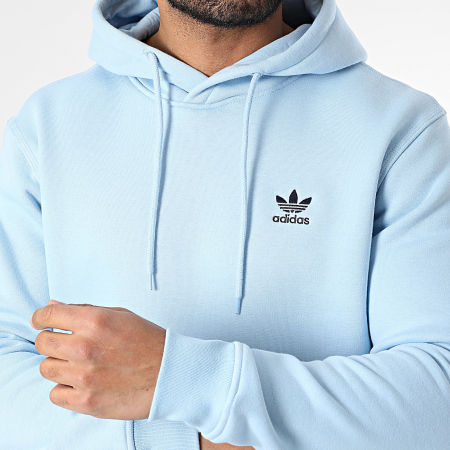 Adidas Originals - Sweat Capuche Essential JN0238 Bleu Clair