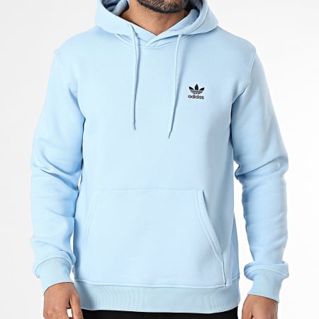 Adidas Originals - Sweat Capuche Essential JN0238 Bleu Clair