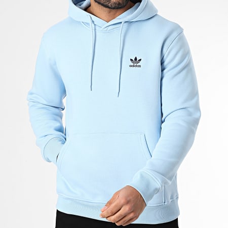 Adidas Originals - Sweat Capuche Essential JN0238 Bleu Clair