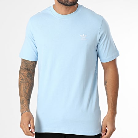 Adidas Originals - Tee Shirt Trefoil Essential JN0236 Bleu Clair
