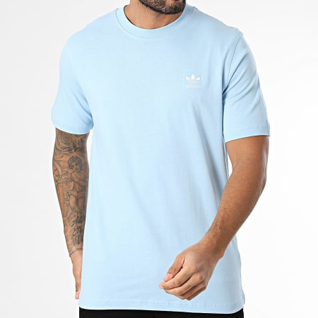 Adidas Originals - Tee Shirt Trefoil Essential JN0236 Bleu Clair