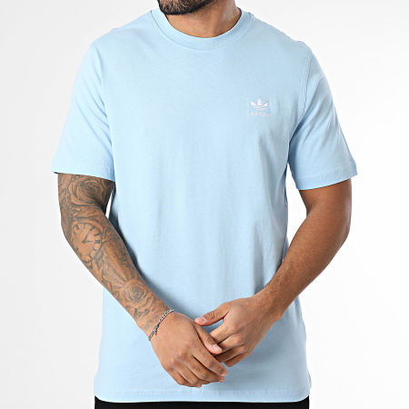 Adidas Originals - Tee Shirt Trefoil Essential JN0236 Bleu Clair