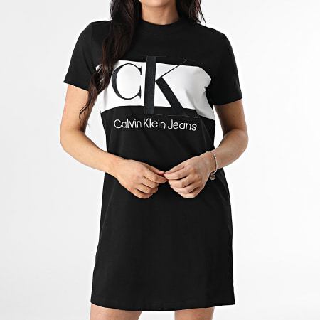 Calvin Klein - Robe Tee Shirt Femme 8862 Noir